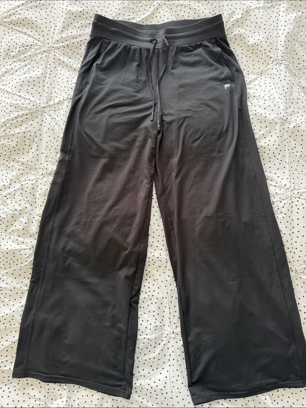Fabletics Black Women’sWide-Leg Athletic Pants